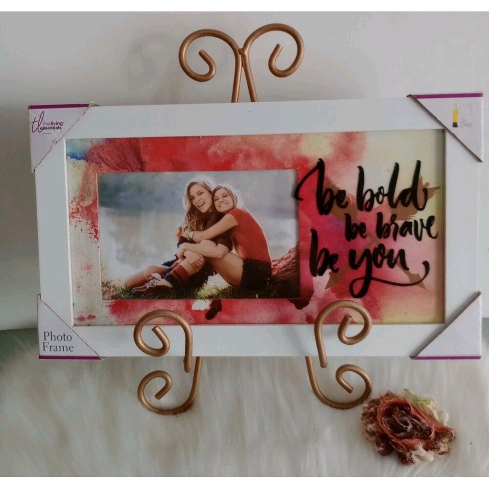 Photo Frame 4X6 "It's Not The Years In Your Life..." Vintage Look NWOT Home Deco